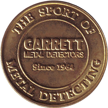 Чарльз Гарретт - основатель фирмы Garrett. Сувенирный жетон. Чарльз Гарретт - основатель фирмы Garrett. Сувенирный жетон.