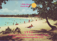 Годовой набор монет (7 штук) с жетоном. 1993 год, Нидерландские Антильские острова.