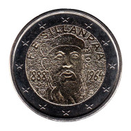 Монета 2 евро. 2013 год, Финляндия. Франс Эмиль Силланпяя. Монета 2 евро. 2013 год, Финляндия. Франс Эмиль Силланпяя.