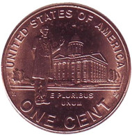 Монета 1 цент. 2009 год (D), США. Профессиональная жизнь Линкольна. Монета 1 цент. 2009 год (D), США. Профессиональная жизнь Линкольна.