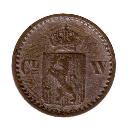 Монета 2 скиллинга. 1871 год, Норвегия. Розетки. Монета 2 скиллинга. 1871 год, Норвегия. Розетки.