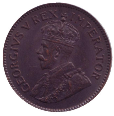 Монета 1/4 пенни (фартинг). 1935 год, ЮАР. UNC. Птицы.