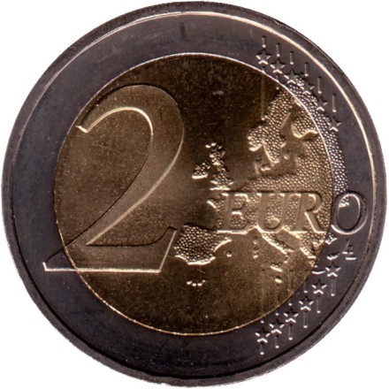 Монета 2 евро, 2007 год, Германия. Мекленбург — Передняя Померания.