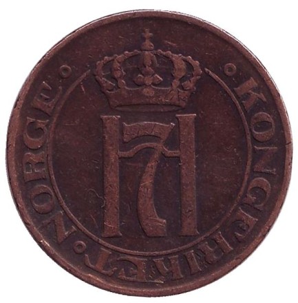 Монета 5 эре. 1912 год, Норвегия.