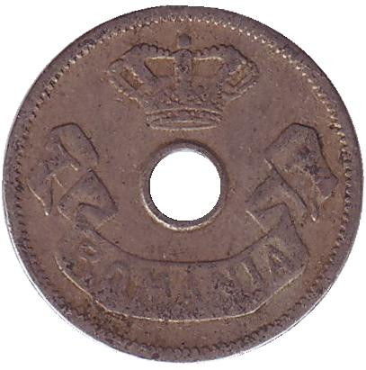 Монета 5 бани. 1905 год, Румыния.
