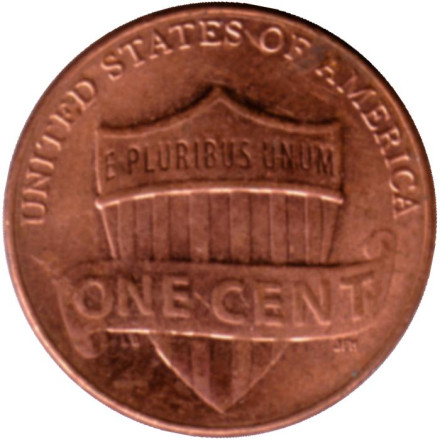 Монета 1 цент. 2021 год (D), США. Линкольн. Монета 1 цент. 2021 год (D), США. Линкольн.