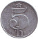 Монета 5 геллеров. 1988 год, Чехословакия. Монета 5 геллеров. 1988 год, Чехословакия.