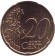 Монета 20 центов. 2002 год (J), Германия.