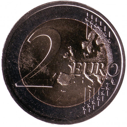 Монета 2 евро. 2020 год, Эстония. 200 лет открытию Антарктиды. Монета 2 евро. 2020 год, Эстония. 200 лет открытию Антарктиды.