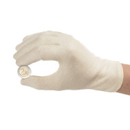 Перчатки нумизматические, хлопчатобумажные. Производство Франция.