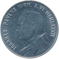 Монета 10 лир. 1984 год, Ватикан. Монета 10 лир. 1984 год, Ватикан.