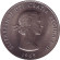 Монета 5 шиллингов (1 крона). 1965 год, Великобритания. Уинстон Черчилль. Монета 5 шиллингов (1 крона). 1965 год, Великобритания. Уинстон Черчилль.