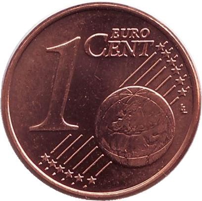 Монета 1 цент, 2005 год, Финляндия. Монета 1 цент, 2005 год, Финляндия.