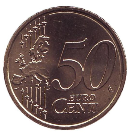 Монета 50 центов. 2017 год, Андорра.