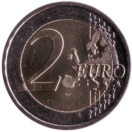 Монета 2 евро. 2020 год, Германия. Бранденбург. Монета 2 евро. 2020 год, Германия. Бранденбург.