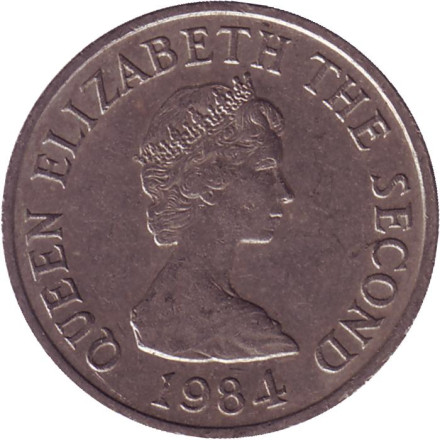 Башня Сеймура в Гровилле. Монета 5 пенсов, 1984 год, Джерси. Башня Сеймура в Гровилле. Монета 5 пенсов, 1984 год, Джерси.