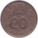 Монета 20 форинтов. 1984 год, Венгрия. Дьёрдь Дожа. Монета 20 форинтов. 1984 год, Венгрия. Дьёрдь Дожа.
