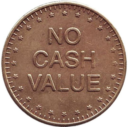 Игровой жетон "No Cash Value - Catcoin".