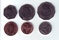 Набор монет (6 штук). 1996-2005 гг, Мадагаскар. Набор монет (6 штук). 1996-2005 гг, Мадагаскар.