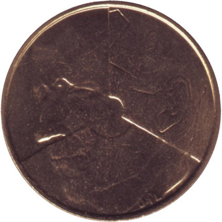 Монета 5 франков. 1989 год, Бельгия. (Belgique).