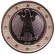 Монета 1 евро. 2002 год (J), Германия. Монета 1 евро. 2002 год (J), Германия.
