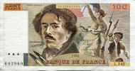 Банкнота 100 франков.1989 год, Франция.