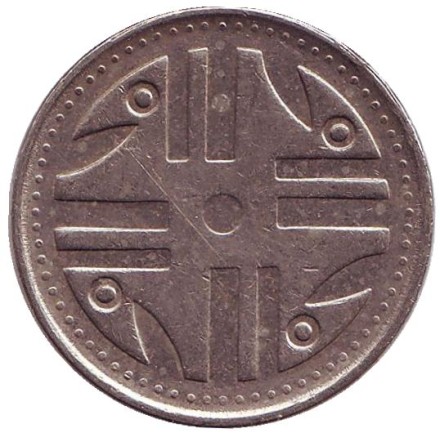 Монета 200 песо. 2007 год, Колумбия. Монета 200 песо. 2007 год, Колумбия.