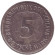 Монета 5 марок. 1988 год (D), ФРГ. Монета 5 марок. 1988 год (D), ФРГ.