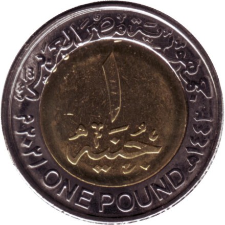 Монета 1 фунт. 2021 год, Египет. День полиции.