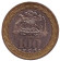 Монета 100 песо. 2004 год, Чили. Индеец Мапуче. Монета 100 песо. 2004 год, Чили. Индеец Мапуче.