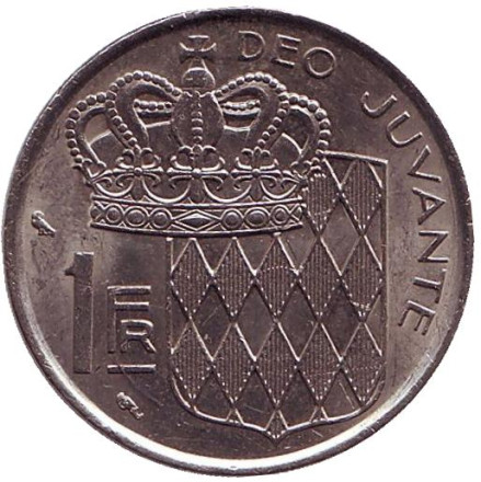 Монета 1 франк. 1974 год, Монако.