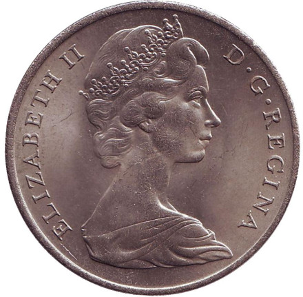 Монета 1 крона. 1970 год, Гибралтар. Замок. Монета 1 крона. 1970 год, Гибралтар. Замок.