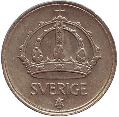 Монета 10 эре. 1946 год. Швеция. (открытая 6) Монета 10 эре. 1946 год. Швеция. (открытая 6)