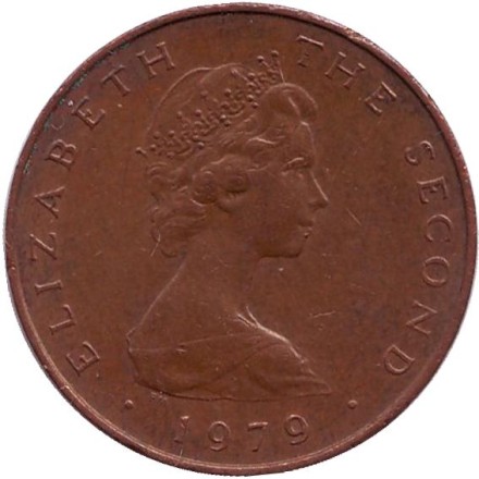 Монета 1 пенни. 1979 год, Остров Мэн. (AС) Мэнский лохтан.