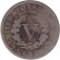 Монета 5 центов. 1912 год, США. (D). Монета 5 центов. 1912 год, США. (D).