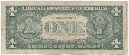 Банкнота 1 доллар. 1957 год, США. "U". P-419b. Банкнота 1 доллар. 1957 год, США. "U". P-419b.