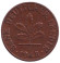 Монета 1 пфенниг. 1948 год (F), ФРГ. Дубовые листья. Монета 1 пфенниг. 1948 год (F), ФРГ. Дубовые листья.