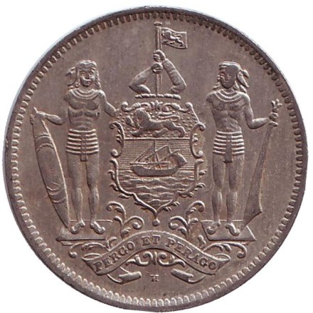 Монета 5 центов. 1928 год, Северное Борнео. (Британский протекторат). Монета 5 центов. 1928 год, Северное Борнео. (Британский протекторат).