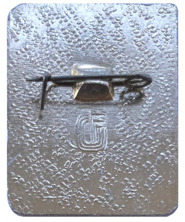 1-й разряд по лыжам. Накладной значок. СССР. 1-й разряд по лыжам. Накладной значок. СССР.