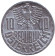Монета 10 грошей. 1969 год, Австрия. Монета 10 грошей. 1969 год, Австрия.
