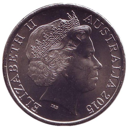 Монета 20 центов. 2015 год, Австралия. Животные военного времени. АНЗАК. Монета 20 центов. 2015 год, Австралия. Животные военного времени. АНЗАК.