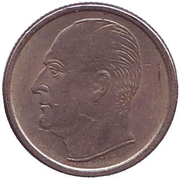 Монета 25 эре. 1959 год, Норвегия. Птица. Монета 25 эре. 1959 год, Норвегия. Птица.