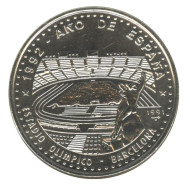 Монета 1 песо, 1991 год, Куба. Олимпийский стадион в Барселоне. Монета 1 песо, 1991 год, Куба. Олимпийский стадион в Барселоне.