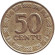 Монета 50 центов, 2000 год, Литва. Из обращения. Монета 50 центов, 2000 год, Литва. Из обращения.