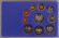 Набор монет ФРГ (10 шт.). 1996 год. (D). Proof.