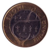 Монета 5 евро. 2011 год, Финляндия. Лапландия. Монета 5 евро. 2011 год, Финляндия. Лапландия.