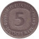 Монета 5 марок. 1991 год (A), ФРГ. Монета 5 марок. 1991 год (A), ФРГ.