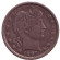 Монета 25 центов. 1897 год, США. (Без отметки монетного двора) "Четверть доллара Барбера".