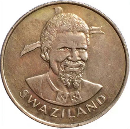 Монета 1 лилангели. 1981 год, Свазиленд. FAO.