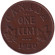 Монета 1 цент. 1920 год, Канада. (Новый тип).